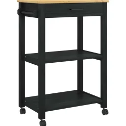 Keuken Trolley MONZA 60 x 40 x 88,5 cm Massief Vurenhout>vidaXL Outlet
