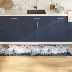 Keuken Vloerkleed Grijs 180 x 60 cm Fluweel>vidaXL Hot