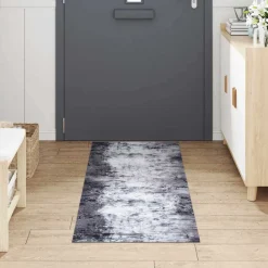 Keuken Vloerkleed Grijs 180 x 60 cm Fluweel><noscript><img width=