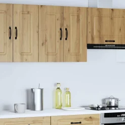 Keukenbovenkast Kalmar bewerkt hout artisanaal eikenkleur><noscript><img width=