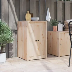 Keukendeur MEPPEL Bruin Eiken 50 x 9 x 82 cm Massief grenenhout>vidaXL Online