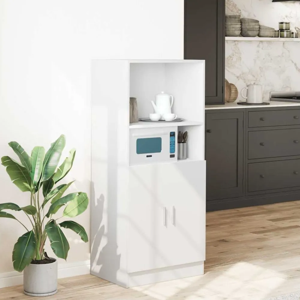 Keukenkast 57x41,5x131,5 cm bewerkt hout>vidaXL Best