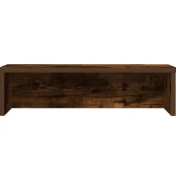 Keuken & Eetkamer*vidaXL Keukenrek stapelbaar 50x15x16 cm bewerkt hout Gerookt eiken