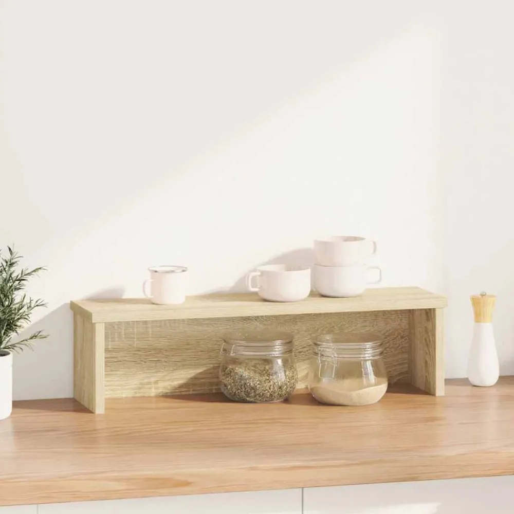 Keukenrek stapelbaar 50x15x16 cm bewerkt hout kleur>vidaXL Hot