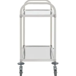 Keukentrolley 2-laags 96,5x55x90 cm roestvrij staal><noscript><img width=