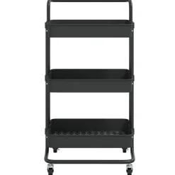 Keukentrolley 3-laags 42x35x85 cm ijzer en ABS><noscript><img width=