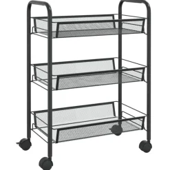 Keukentrolley 3-laags 46x26x64 cm ijzer>vidaXL Outlet