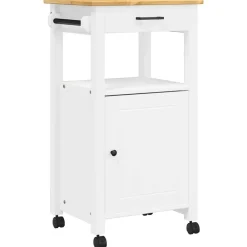 Keukentrolley MONZA 48x40x88,5 cm massief grenenhout>vidaXL Online