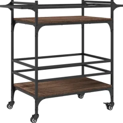 Keukentrolley 82x40x78,5 cm bewerkt hout ig>vidaXL Discount
