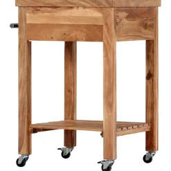 Keukentrolley 58x58x89 cm massief acaciahout><noscript><img width=