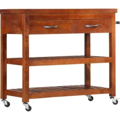 Keukentrolley 100x48x89 cm massief acaciahout>vidaXL Sale