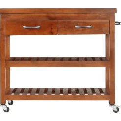 Keukentrolley 100x48x89 cm massief acaciahout><noscript><img width=