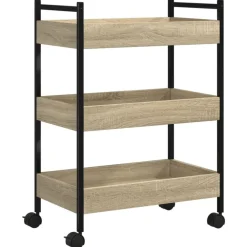 Keukentrolley 50x30x70 cm bewerkt hout kleurig>vidaXL Discount