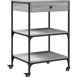 Keukentrolley 60x48x89,5 cm bewerkt hout eiken>vidaXL Hot