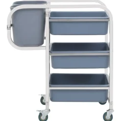 Keukenwagen met kunststof containers 82x43,5x93 cm>vidaXL Sale