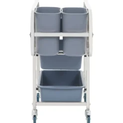 Keukenwagen met kunststof containers 82x43,5x93 cm><noscript><img width=