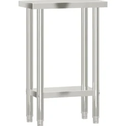 Catering & Horeca*vidaXL Keukenwerktafel 55x30x85 cm roestvrij staal