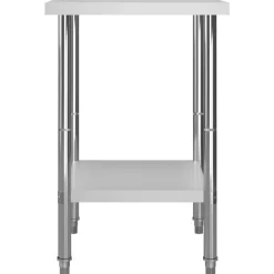 Catering & Horeca*vidaXL Keukenwerktafel 60x60x85 cm roestvrij staal