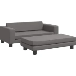 Kinderbank met voetensteun 100x50x30 cm kunstleer>vidaXL Outlet