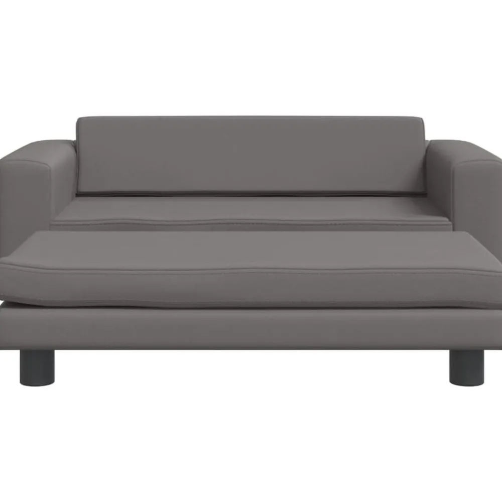 Kinderbank met voetensteun 100x50x30 cm kunstleer>vidaXL Outlet