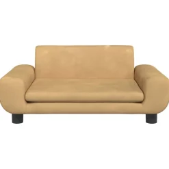 Meubelen Voor Baby'S & Peuters*vidaXL Kinderbank 70x45x33 cm fluweel Bruin