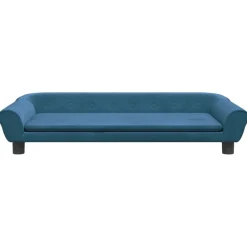 Meubelen Voor Baby'S & Peuters*vidaXL Kinderbank 100x50x26 cm fluweel Blauw