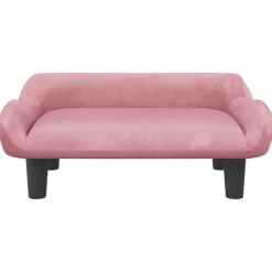 Meubelen Voor Baby'S & Peuters*vidaXL Kinderbank 70x40x24 cm fluweel Roze