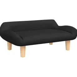 Meubelen Voor Baby'S & Peuters*vidaXL Kinderbank 70x40x24 cm stof Zwart