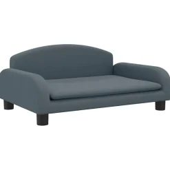 Meubelen Voor Baby'S & Peuters*vidaXL Kinderbank 70x45x30 cm stof Donkergrijs