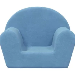Meubelen Voor Baby'S & Peuters*vidaXL Kinderbank zacht pluche Blauw