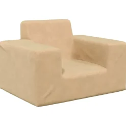 Meubelen Voor Baby'S & Peuters*vidaXL Kinderbank zacht pluche crèmekleurig Crème