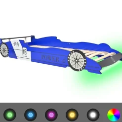 Kinderbed raceauto met LED-verlichting 90x200 cm>vidaXL Sale