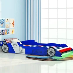 Kinderbed raceauto met LED-verlichting 90x200 cm>vidaXL Sale