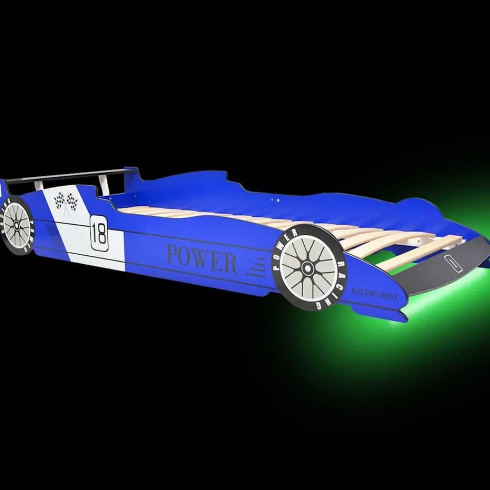 Kinderbed raceauto met LED-verlichting 90x200 cm>vidaXL Sale