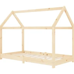 Kinderbedframe massief grenenhout 70x140 cm>vidaXL Online