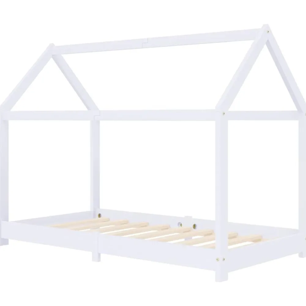 Kinderbedframe massief grenenhout 70x140 cm>vidaXL Outlet