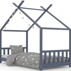 Kinderbedframe massief grenenhout 70x140 cm>vidaXL Hot