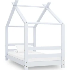 Kinderbedframe massief grenenhout 70x140 cm>vidaXL Best