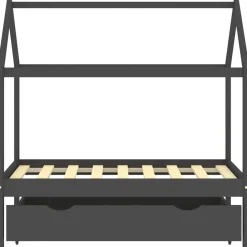 Kinderbedframe met lade grenenhout 70x140 cm><noscript><img width=