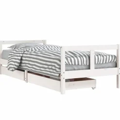 Kinderbedframe met lades 80x200 cm massief grenenhout>vidaXL Hot