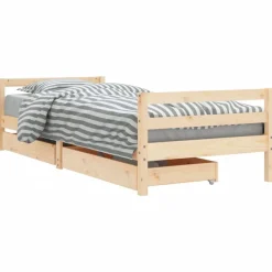 Kinderbedframe met lades 80x200 cm massief grenenhout>vidaXL Best