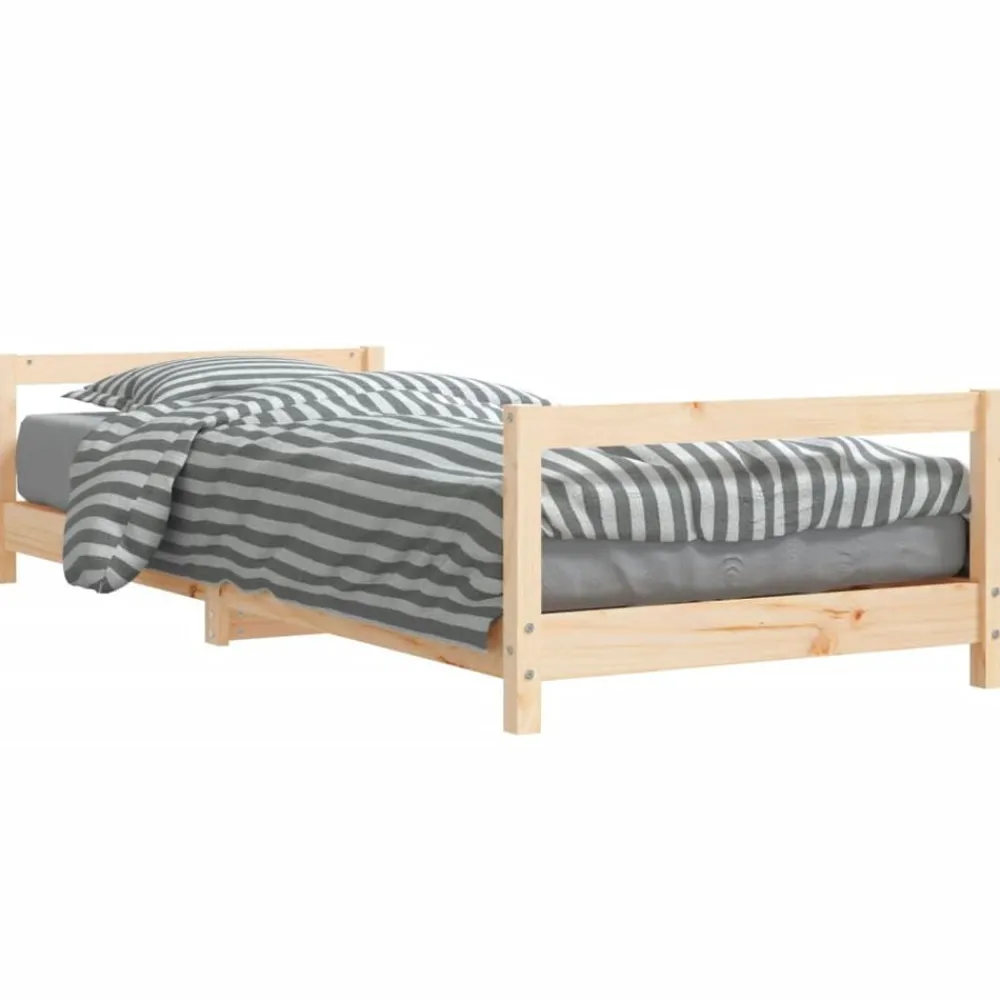 Kinderbedframe 80x200 cm massief grenenhout>vidaXL Hot