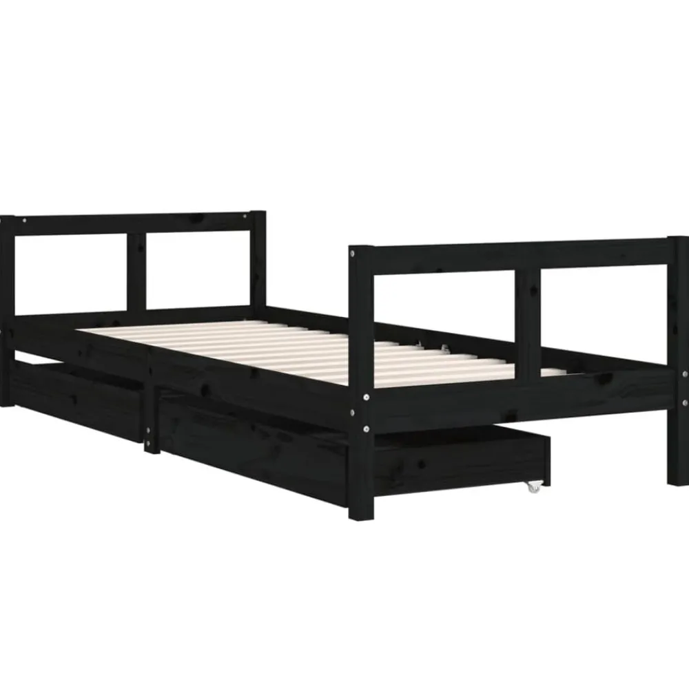 Kinderbedframe 80x200 cm massief grenenhout>vidaXL Sale