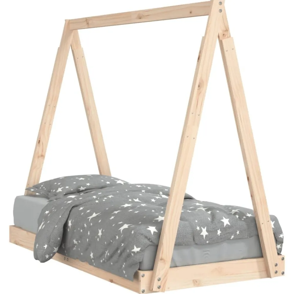 Meubelen Voor Baby'S & Peuters*vidaXL Kinderbedframe 70x140 cm massief grenenhout Naturel