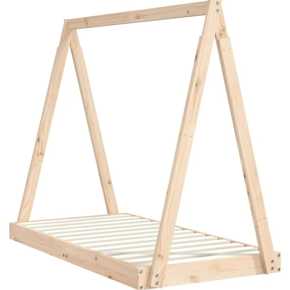 Meubelen Voor Baby'S & Peuters*vidaXL Kinderbedframe 70x140 cm massief grenenhout Naturel