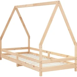 Meubelen Voor Baby'S & Peuters*vidaXL Kinderbedframe 80x200 cm massief grenenhout Naturel
