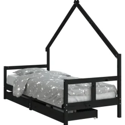 Kinderbedframe 80x200 cm massief grenenhout>vidaXL Clearance