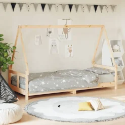 Kinderbedframe 80x200 cm massief grenenhout>vidaXL