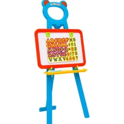 Speelgoed*vidaXL Kinderezel met krijtbord en whiteboard 2-in-1