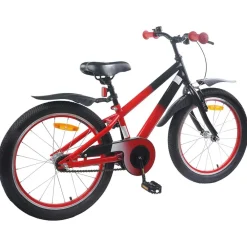 Kinderfiets 18 Inch voor 5-7 jaar Blauw Zwart><noscript><img width=